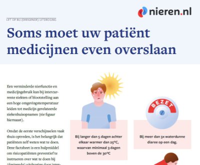 Soms moet uw patiënt medicijnen even overslaan Cover Soms moet uw parient medicijnen even overslaan