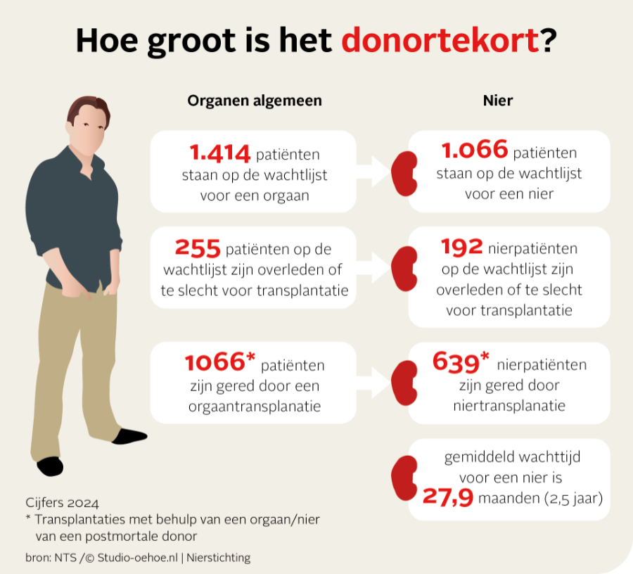 cijfers nierdonatie