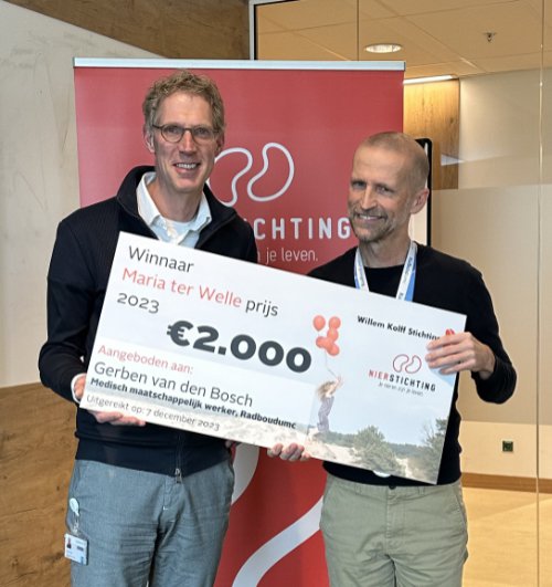 Gerben wint de Maria ter Welle Prijs 2023