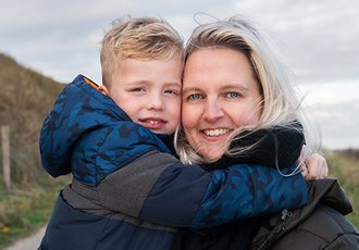 Je ziet Catelijne en Ruben