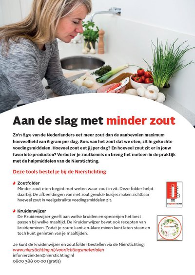 Aan de slag met minder zout Aan de slag met minder zout