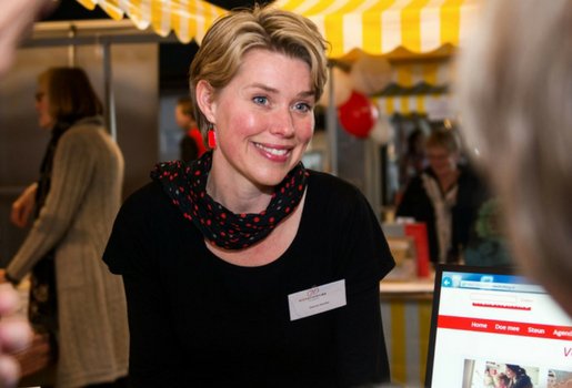 Lachende vrouw